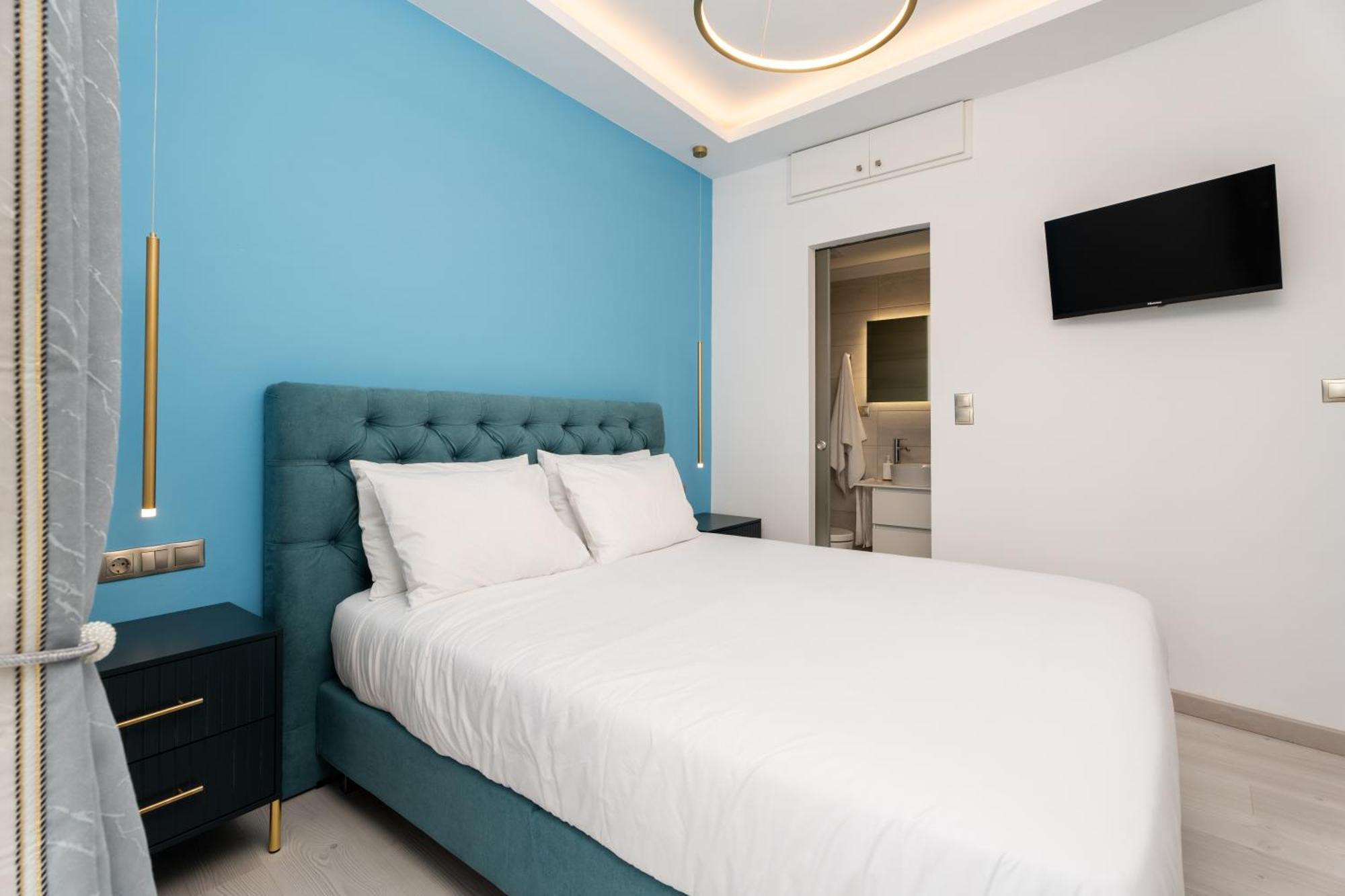 Secret View Apartment, With Private Jacuzzi Rethymno  Bagian luar foto